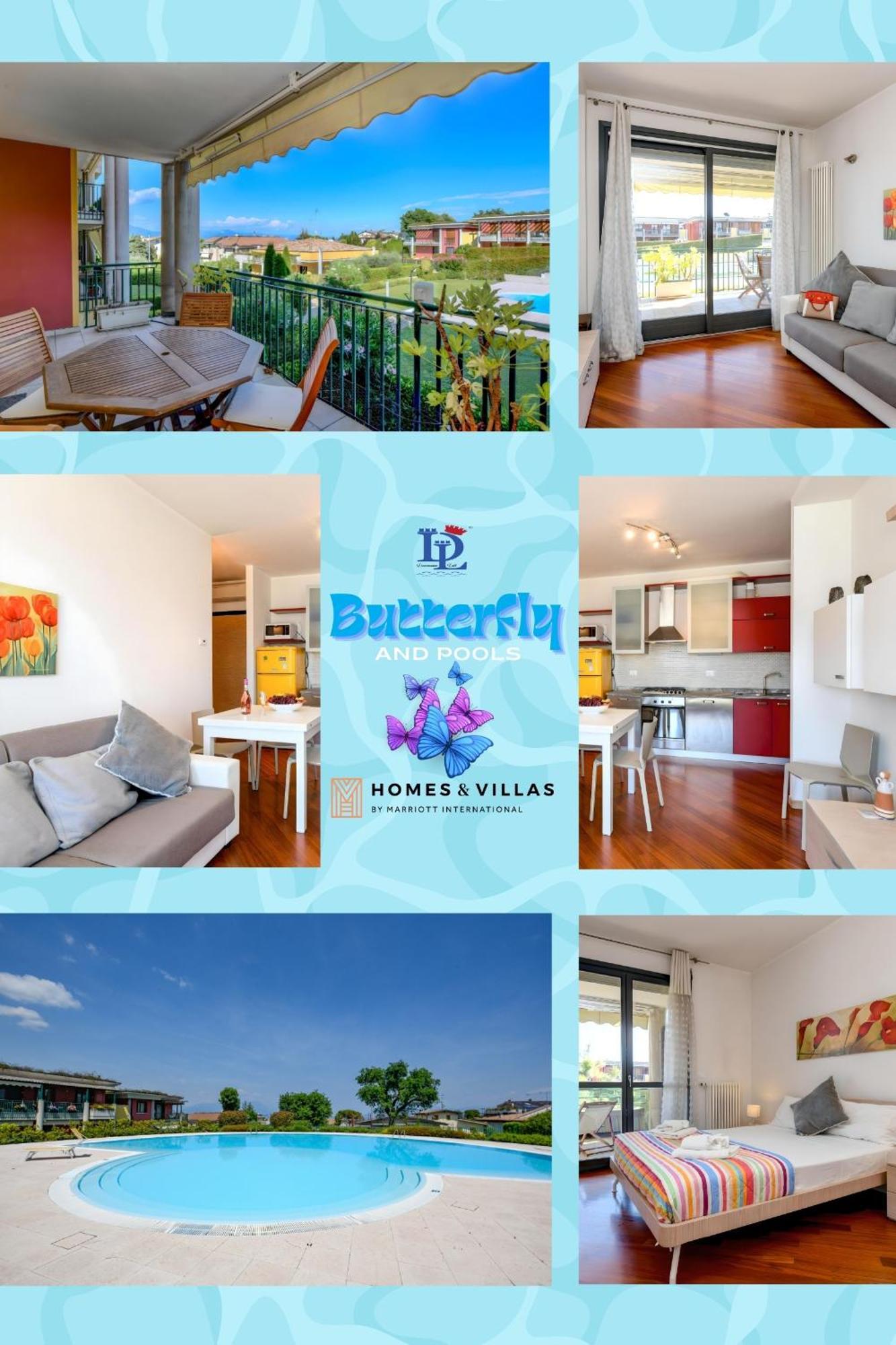 Desenzanoloft Official Partner Marriott Homes & Villas -Butterfly And 5 Pools Family Apartment 데센자노델가르다 외부 사진